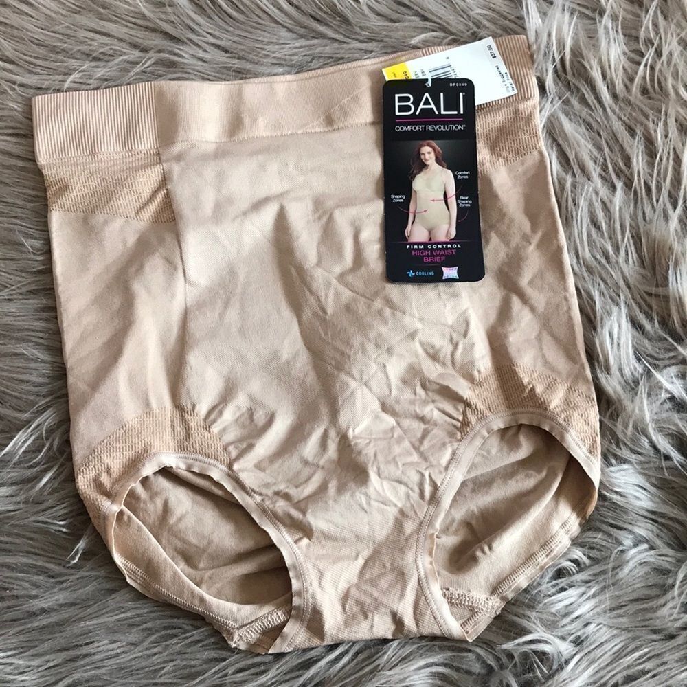Bali Firm Control High Waist Brief Shaper Nude